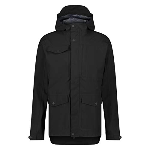 AGU Coach Regenjacke | Urban Outdoor Damen | Atmungsaktives Material | Schwarz | L von AGU