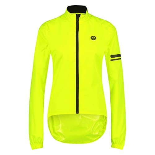 AGU Essential Regenjacke Damen, Fahrradjacke Damen, Wasserdicht & Winddicht, Reflektierend von AGU