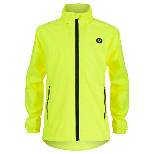 AGU Go Kids Regenjacke Essential | Wind- und Wasserdicht | Fluo Gelb | 152 von AGU