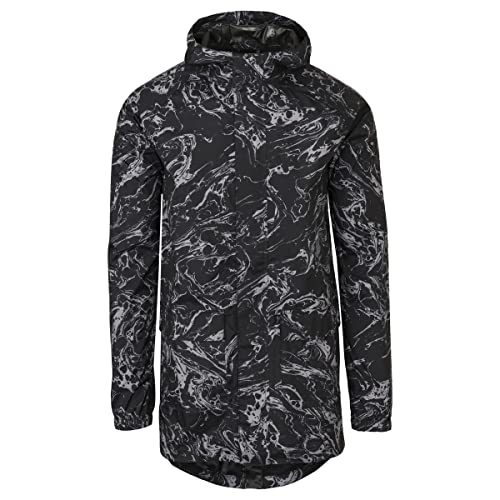 AGU Motion Rain Parka Regenjacke Urban Outdoor Marble Black XXL von AGU