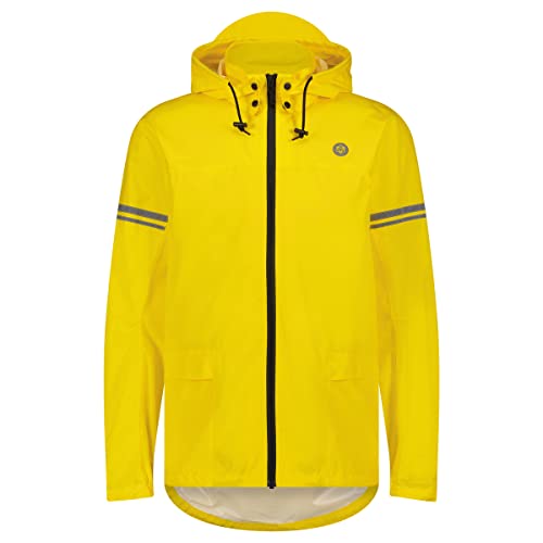 AGU Original Regenjacke Essential - Gelb - XL - Damen & Herren - Wasserdicht & Atmungsaktiv, yellow (gelb), XL von AGU