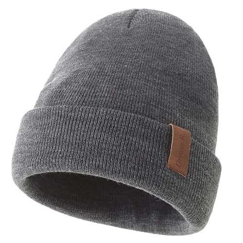 AHAHA Mütze Damen Beanie Strickmütze Damen Winterhüte für Frauen Warm Unisex Cuffed Beanie Hats von AHAHA