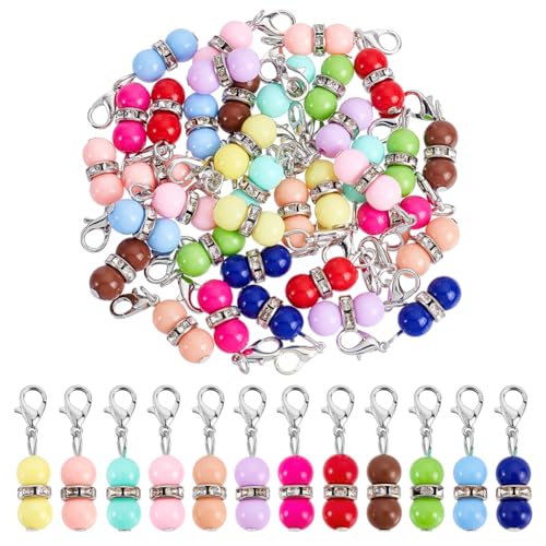 AHANDMAKER 48 x Maschenmarkierer. 12 Farben Stricken Verriegeln Nadel Clip Zähler In Kürbisform Mit Charm Zum Stricken Weben Quilten Schmuckherstellung AHANDMAKER 48 x Maschenmarkierer. 12 Farben Stricken Verriegeln Nadel Clip Zähler In Kürbisform Mit Charm Zum Stricken Weben Quilten Schmuckherstellung von AHANDMAKER