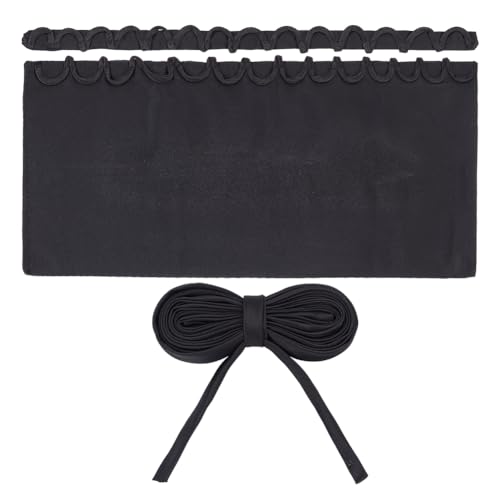 AHANMAKER Hochzeitskleid Korsett Kit Reißverschluss Ersatz Verstellbare Passform Satin Korsett Rücken Kit Schnürung, Für Formelles Ballkleid (Schwarz) von AHANDMAKER