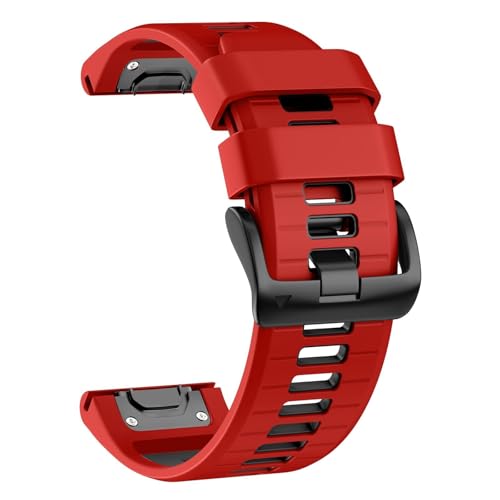 AHGDDA 26 mm Uhrenarmband für Garmin Fenix 7X Pro/Fenix 7X/Fenix 6X Pro/Fenix 6X/Fenix 5X/Fenix 3, Silikon QuickFit 26 mm, Ersatz für Garmin Descent MK3i 51 mm/Epix Pro 51 mm/TACTIX 7, Einheitsgröße AHGDDA 26 mm Uhrenarmband für Garmin Fenix 7X Pro/Fenix 7X/Fenix 6X Pro/Fenix 6X/Fenix 5X/Fenix 3, Silikon QuickFit 26 mm, Ersatz für Garmin Descent MK3i 51 mm/Epix Pro 51 mm/TACTIX 7, Einheitsgröße von AHGDDA
