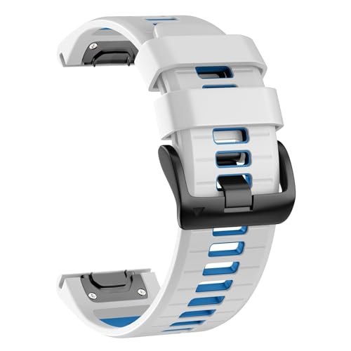 AHGDDA 26 mm Uhrenarmband für Garmin Fenix 7X Pro/Fenix 7X/Fenix 6X Pro/Fenix 6X/Fenix 5X/Fenix 3, Silikon QuickFit 26 mm, Ersatz für Garmin Descent MK3i 51 mm/Epix Pro 51 mm/TACTIX 7, Einheitsgröße AHGDDA 26 mm Uhrenarmband für Garmin Fenix 7X Pro/Fenix 7X/Fenix 6X Pro/Fenix 6X/Fenix 5X/Fenix 3, Silikon QuickFit 26 mm, Ersatz für Garmin Descent MK3i 51 mm/Epix Pro 51 mm/TACTIX 7, Einheitsgröße von AHGDDA