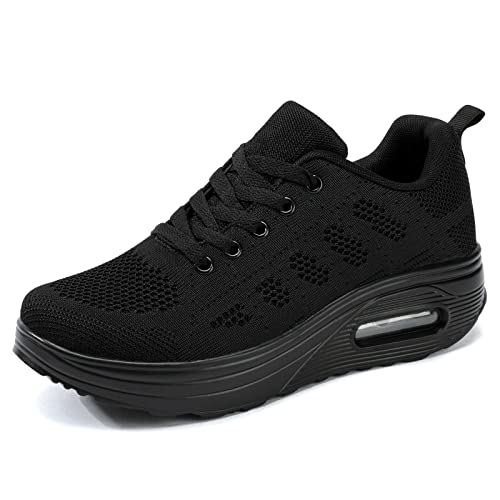 AHICO Laufschuhe Damen Leicht Sportschuhe Atmungsaktiv Turnschuhe Outdoor Running Sneakers Straßenlaufschuhe Confort Freizeitschuhe Mesh von AHICO