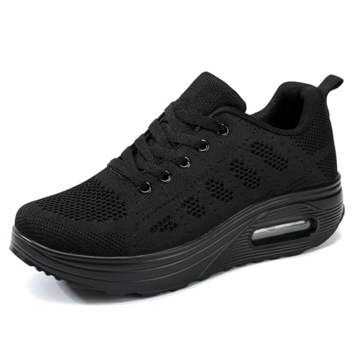 AHICO Laufschuhe Damen Leicht Sportschuhe Atmungsaktiv Turnschuhe Outdoor Running Sneakers Straßenlaufschuhe Confort Freizeitschuhe Mesh von AHICO