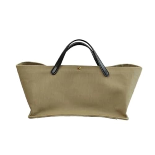 AHIOJEGX Ledertasche Damen Damen Canvas Leder Totes Handtasche Pendeln Schulter Crossbody Vielseitige Casual Clutch von AHIOJEGX