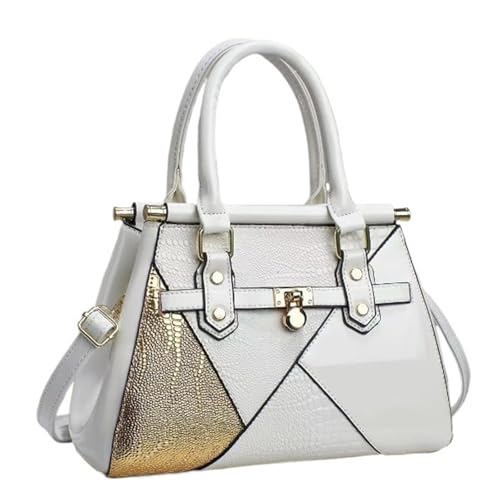 AHIOJEGX Ledertasche Damen Damen Lackleder Handtaschen Exquisite Schulter Crossbody Taschen(Color 6) von AHIOJEGX