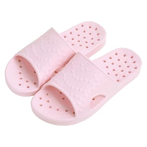 AHIOJEGX duschschuhe damen Schnell trocknende Pool-Slides, leichte Strandsandalen mit Abflusslöchern(Color 2,43-44) von AHIOJEGX