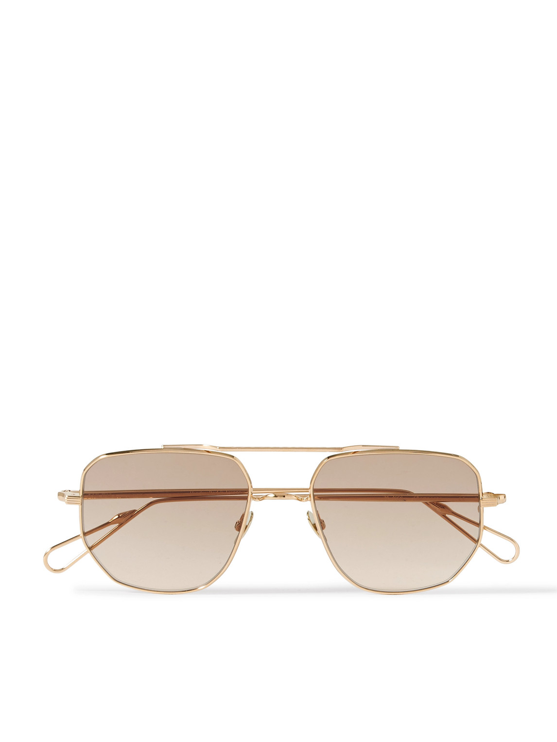 AHLEM - Campbell Addy 19 Aviator-Style Gold-Tone Sunglasses - Men - Gold von AHLEM