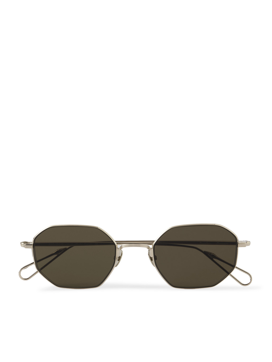 AHLEM - Trocadero Octagon-Frame Gold-Tone Sunglasses - Men - Brown von AHLEM