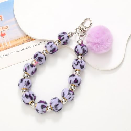 AHLOKI Handy Charme Niedlich Beaded Phone Straps Charms Handy Kette Mobile Handy-Armbänder für Mädchen Frauen Urlaub Geschenke(D) von AHLOKI