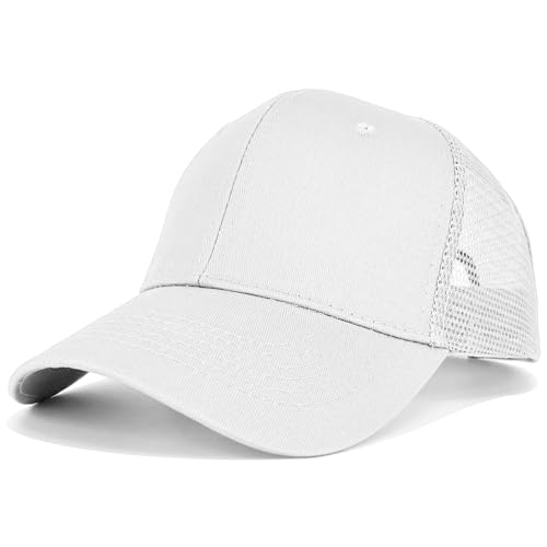AHLPO Unisex Trucker Cap Netzstoff Verstellbare Baseball Cap Classic Snapback-Kappe Baseballkappe Atmungsaktiv Mesh Basecap für Herren und Damen AHLPO Unisex Trucker Cap Netzstoff Verstellbare Baseball Cap Classic Snapback-Kappe Baseballkappe Atmungsaktiv Mesh Basecap für Herren und Damen von AHLPO