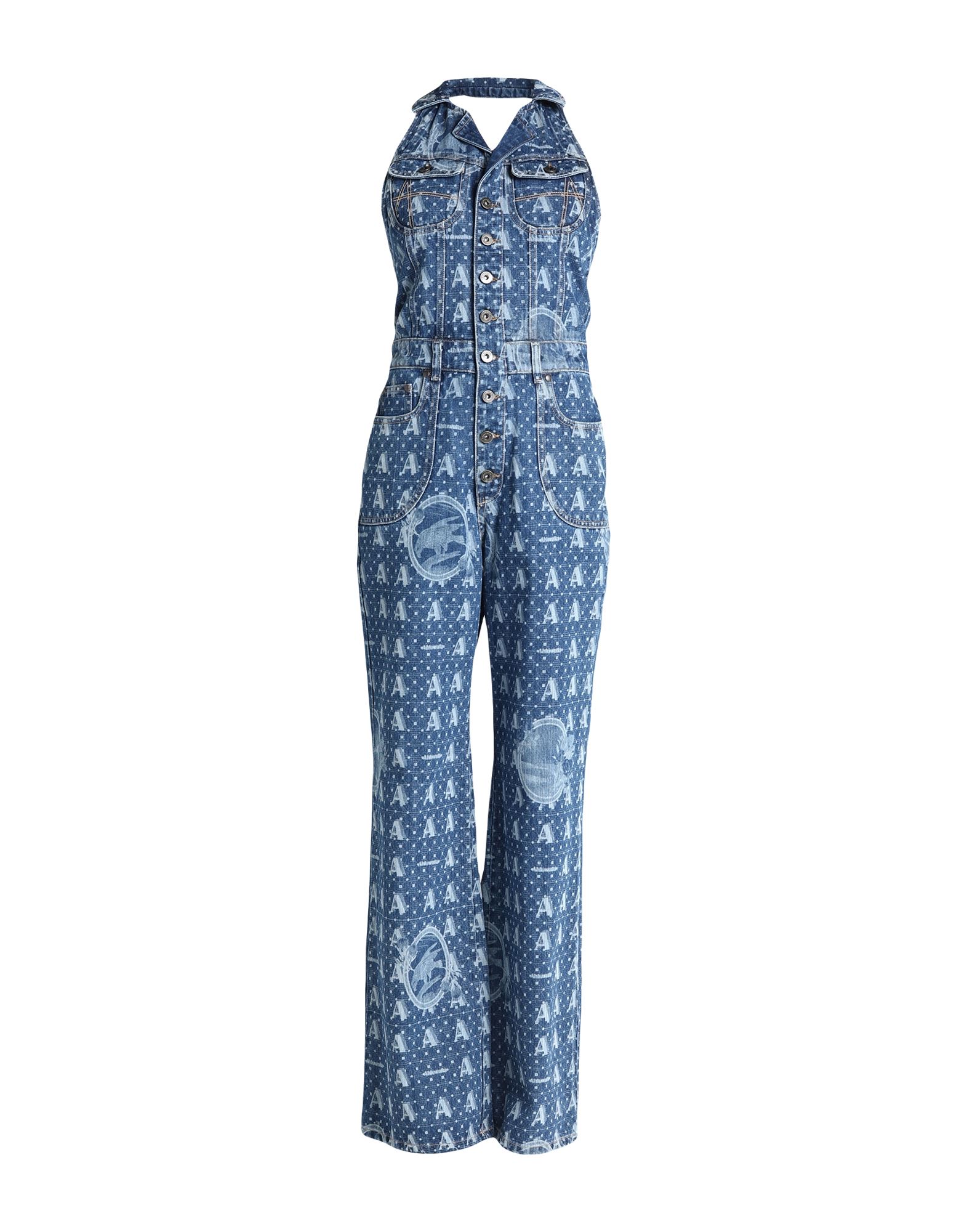 AHLUWALIA Jumpsuit Damen Blau von AHLUWALIA