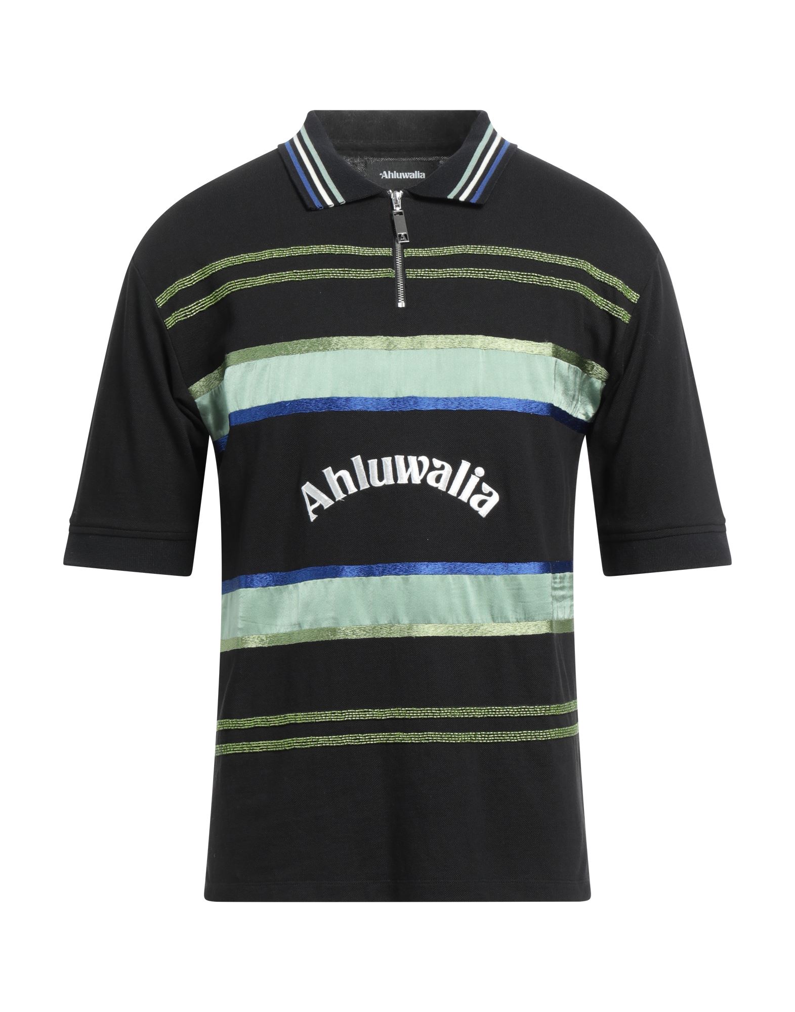 AHLUWALIA Poloshirt Herren Schwarz von AHLUWALIA