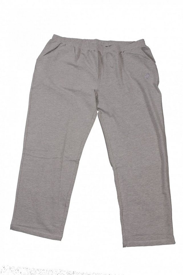 AHORN SPORTSWEAR Jogginghose Bodyhose von Ahorn in großen Größen, grau-melange von AHORN SPORTSWEAR