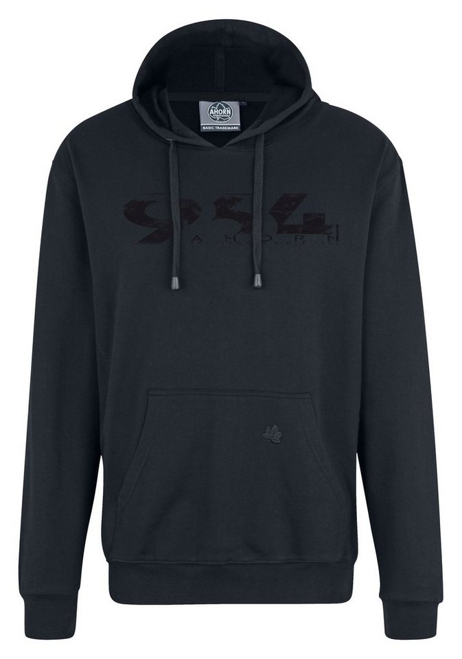 AHORN SPORTSWEAR Kapuzensweatshirt 964_BLACK mit modischem Print AHORN SPORTSWEAR Kapuzensweatshirt 964_BLACK mit modischem Print von AHORN SPORTSWEAR