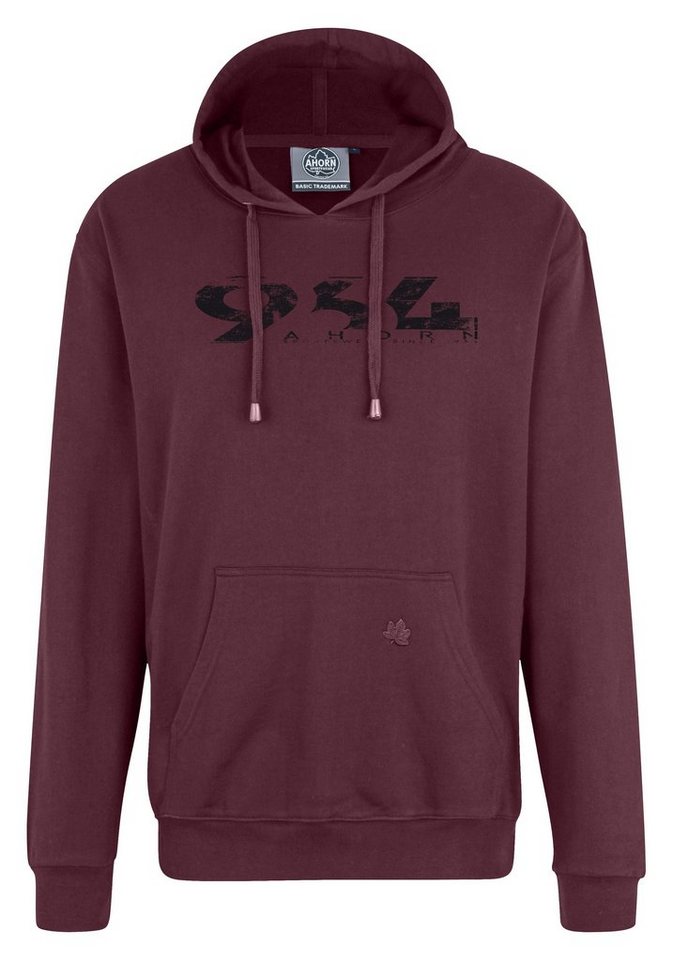 AHORN SPORTSWEAR Kapuzensweatshirt 964_BLACK mit modischem Print AHORN SPORTSWEAR Kapuzensweatshirt 964_BLACK mit modischem Print von AHORN SPORTSWEAR