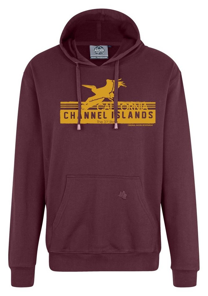 AHORN SPORTSWEAR Kapuzensweatshirt CHANNEL ISLANDS mit modischem Frontprint AHORN SPORTSWEAR Kapuzensweatshirt CHANNEL ISLANDS mit modischem Frontprint von AHORN SPORTSWEAR