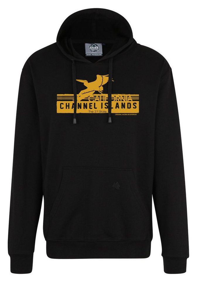 AHORN SPORTSWEAR Kapuzensweatshirt CHANNEL ISLANDS mit modischem Frontprint AHORN SPORTSWEAR Kapuzensweatshirt CHANNEL ISLANDS mit modischem Frontprint von AHORN SPORTSWEAR