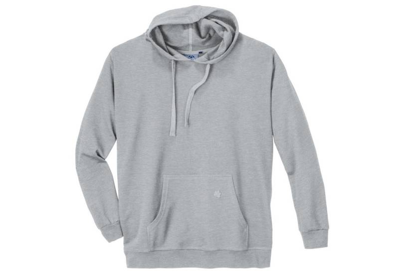 AHORN SPORTSWEAR Kapuzensweatshirt Basic Kapuzen-Sweatshirt Ahorn hellgrau melange XXL von AHORN SPORTSWEAR