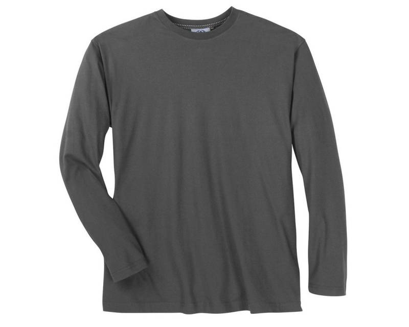 AHORN SPORTSWEAR Langarmshirt Basic Longsleeve XXL dunkelgrau Ahorn Sportswear von AHORN SPORTSWEAR