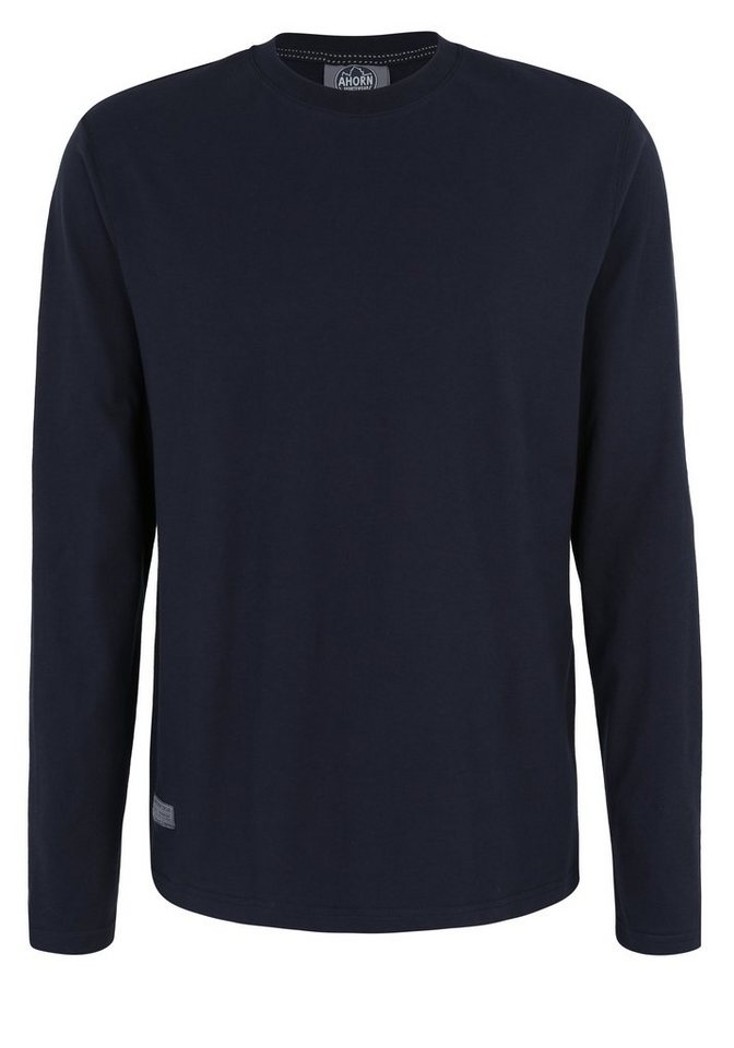 AHORN SPORTSWEAR Langarmshirt mit modernem Rundhalsausschnitt von AHORN SPORTSWEAR