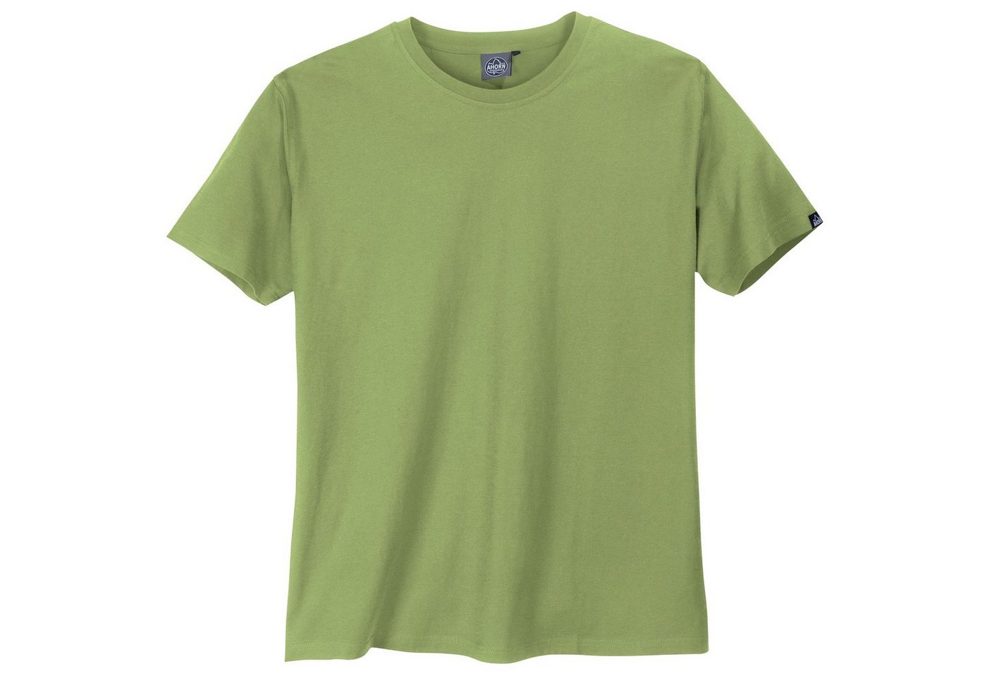 AHORN SPORTSWEAR Muscleshirt Große Größen Herren Basic T-Shirt moosgrün Ahorn Sportswear von AHORN SPORTSWEAR