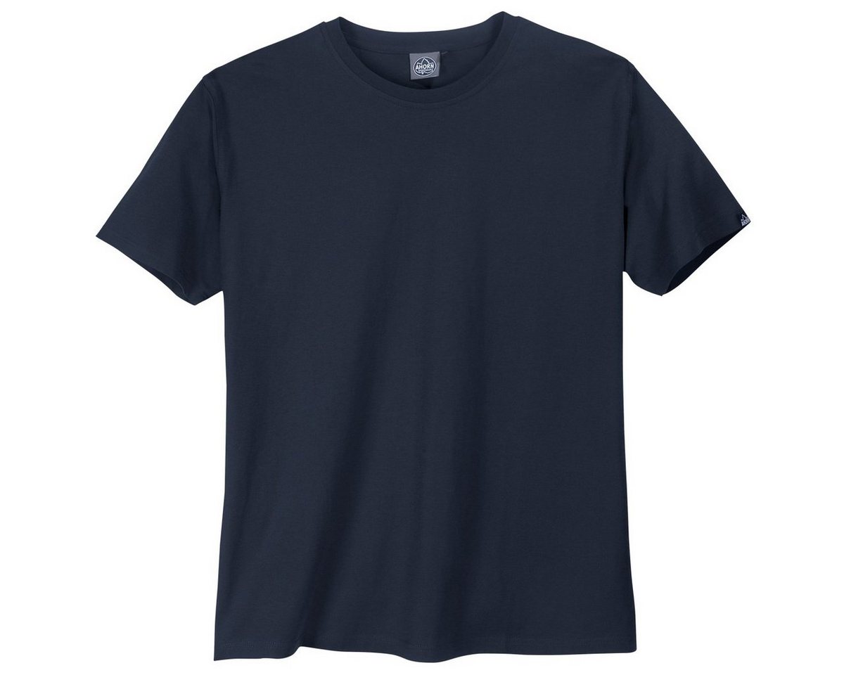 AHORN SPORTSWEAR Rundhalsshirt Ahorn Basic Rundhals T-Shirt dunkelblau Übergrößen AHORN SPORTSWEAR Rundhalsshirt Ahorn Basic Rundhals T-Shirt dunkelblau Übergrößen von AHORN SPORTSWEAR