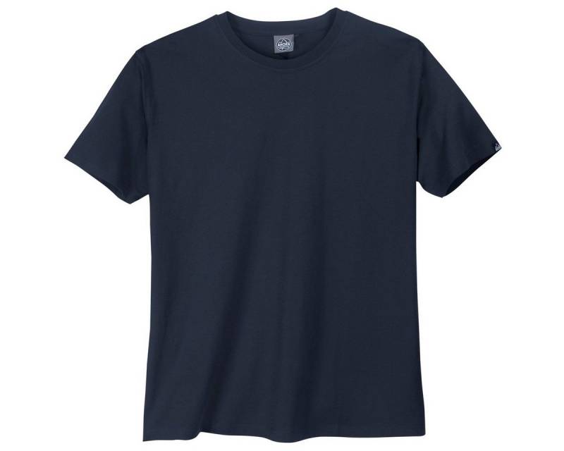 AHORN SPORTSWEAR Rundhalsshirt Ahorn Basic Rundhals T-Shirt dunkelblau Übergrößen von AHORN SPORTSWEAR