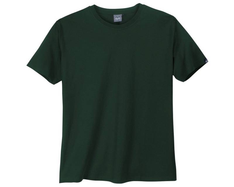 AHORN SPORTSWEAR Rundhalsshirt Ahorn Sportswear Basic T-Shirt dunkelgrün Übergröße von AHORN SPORTSWEAR