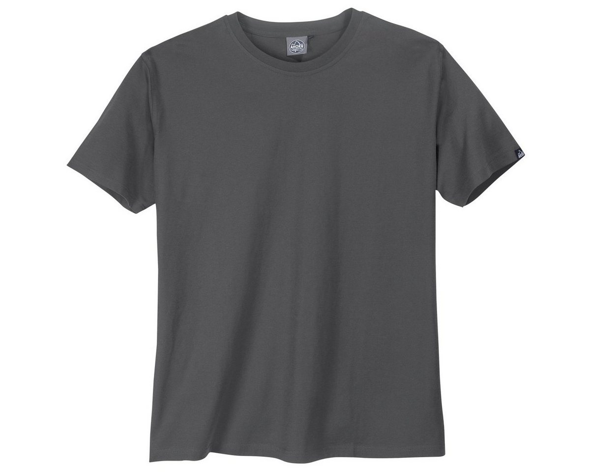 AHORN SPORTSWEAR Rundhalsshirt Ahorn Sportswear Basic T-Shirt XXL dunkelgrau AHORN SPORTSWEAR Rundhalsshirt Ahorn Sportswear Basic T-Shirt XXL dunkelgrau von AHORN SPORTSWEAR