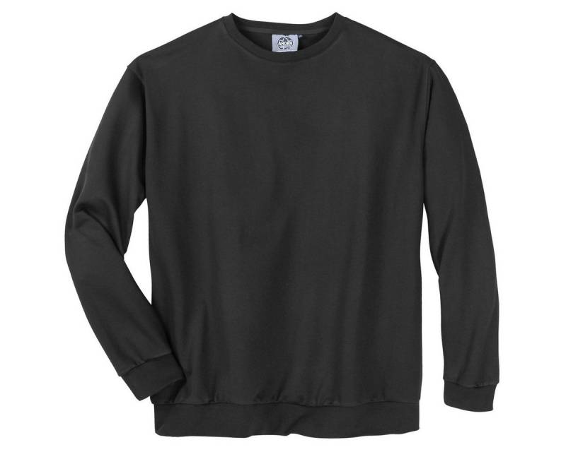 AHORN SPORTSWEAR Sweater Ahorn Sportswear Übergrößen Sweatshirt schwarz von AHORN SPORTSWEAR