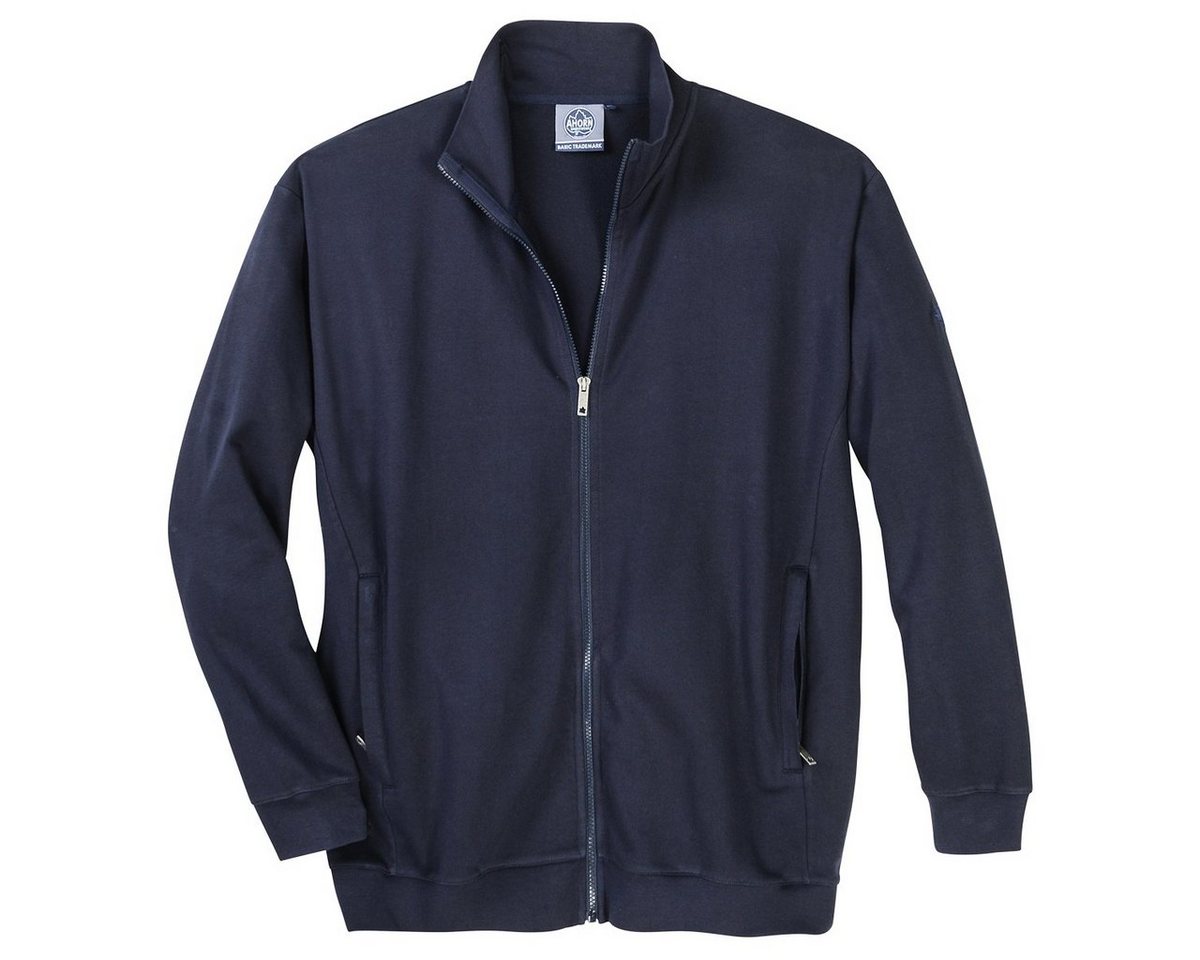 AHORN SPORTSWEAR Sweatjacke Übergröße Stehkragen Sweatjacke dunkelblau Ahorn AHORN SPORTSWEAR Sweatjacke Übergröße Stehkragen Sweatjacke dunkelblau Ahorn von AHORN SPORTSWEAR