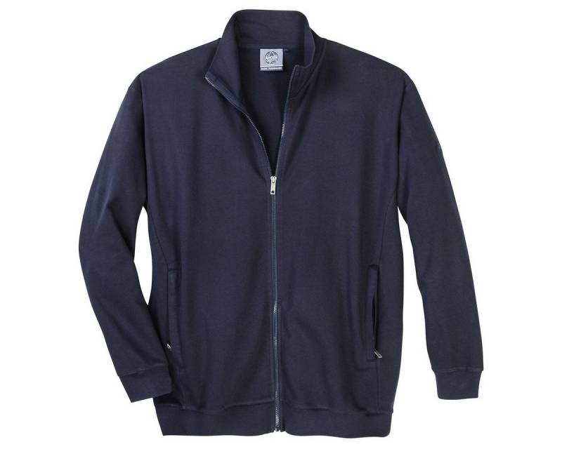 AHORN SPORTSWEAR Sweatjacke Übergröße Stehkragen Sweatjacke dunkelblau Ahorn von AHORN SPORTSWEAR