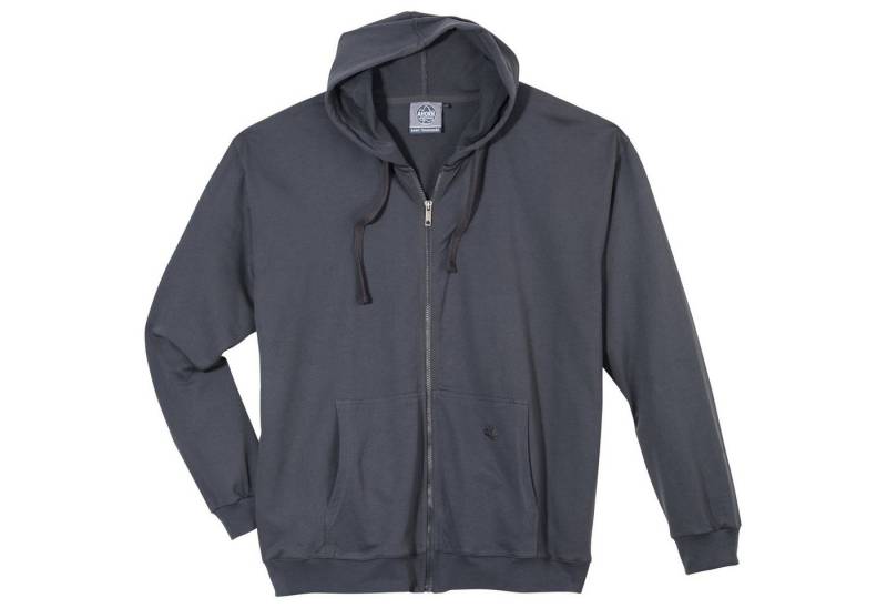 AHORN SPORTSWEAR Sweatjacke Ahorn Sportswear Kapuzen-Sweatjacke dunkelgrau XXL von AHORN SPORTSWEAR
