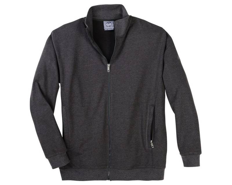 AHORN SPORTSWEAR Sweatjacke Stehkragen-Jacke XXL anthrazit melange Ahorn von AHORN SPORTSWEAR