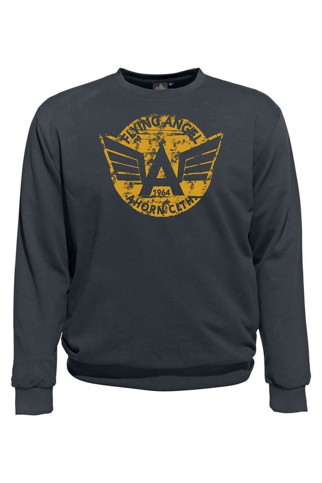 AHORN SPORTSWEAR Sweatshirt FLYING ANGEL_SAFFRON YELLOW mit modischem Print AHORN SPORTSWEAR Sweatshirt FLYING ANGEL_SAFFRON YELLOW mit modischem Print von AHORN SPORTSWEAR