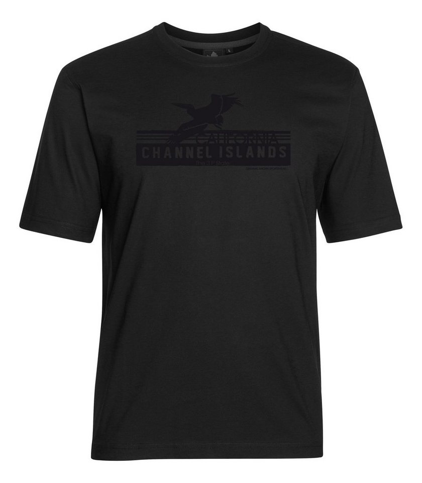 AHORN SPORTSWEAR T-Shirt CHANNEL ISLANDS mit großem Frontprint AHORN SPORTSWEAR T-Shirt CHANNEL ISLANDS mit großem Frontprint von AHORN SPORTSWEAR
