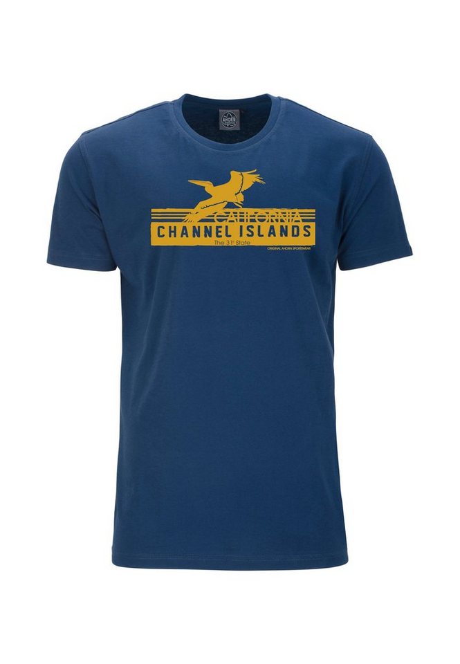 AHORN SPORTSWEAR T-Shirt CHANNEL ISLANDS mit tollem Frontprint AHORN SPORTSWEAR T-Shirt CHANNEL ISLANDS mit tollem Frontprint von AHORN SPORTSWEAR
