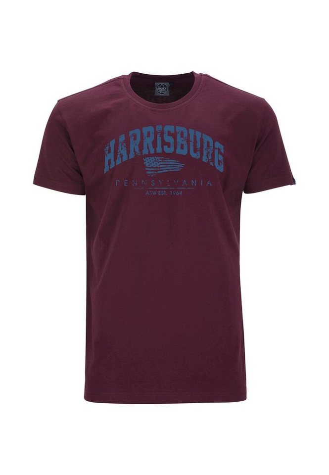 AHORN SPORTSWEAR T-Shirt HARRISBURG_ATLANTIC BLUE mit modischem Frontprint AHORN SPORTSWEAR T-Shirt HARRISBURG_ATLANTIC BLUE mit modischem Frontprint von AHORN SPORTSWEAR