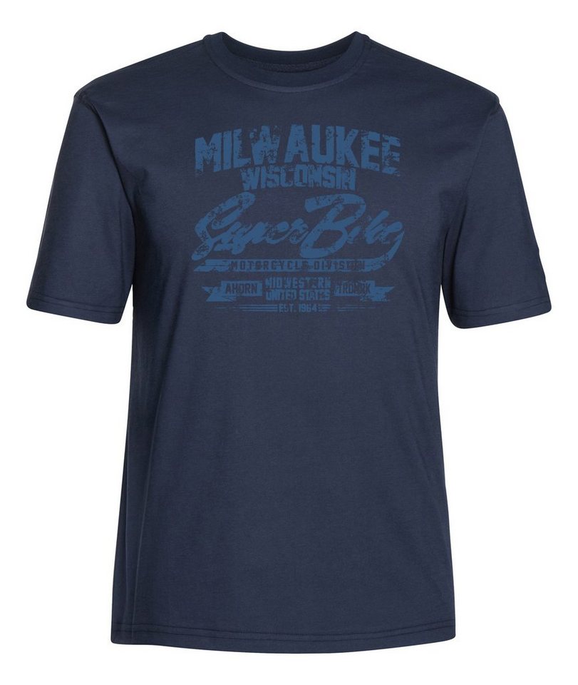 AHORN SPORTSWEAR T-Shirt MILWAUKEE_ATLANTIC BLUE mit lässigem Frontprint AHORN SPORTSWEAR T-Shirt MILWAUKEE_ATLANTIC BLUE mit lässigem Frontprint von AHORN SPORTSWEAR