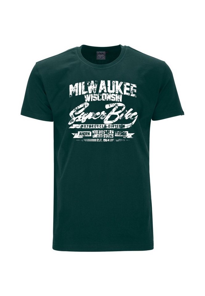 AHORN SPORTSWEAR T-Shirt MILWAUKEE mit coolem Schriftzug-Print AHORN SPORTSWEAR T-Shirt MILWAUKEE mit coolem Schriftzug-Print von AHORN SPORTSWEAR