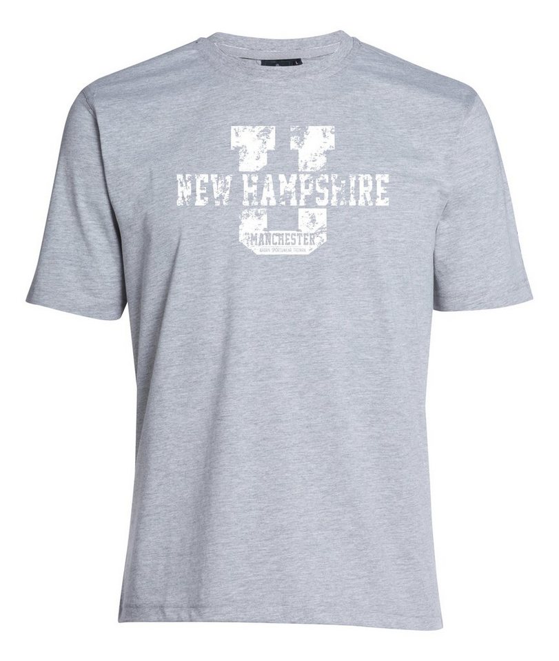 AHORN SPORTSWEAR T-Shirt NEW HAMPSHIRE mit großem Frontprint und Strass-Steinchen AHORN SPORTSWEAR T-Shirt NEW HAMPSHIRE mit großem Frontprint und Strass-Steinchen von AHORN SPORTSWEAR