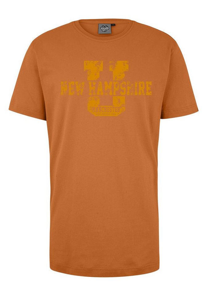 AHORN SPORTSWEAR T-Shirt NEW HAMPSHIRE mit sportlichem Front-Motiv AHORN SPORTSWEAR T-Shirt NEW HAMPSHIRE mit sportlichem Front-Motiv von AHORN SPORTSWEAR