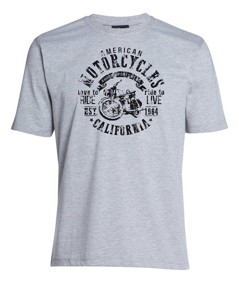 AHORN SPORTSWEAR T-Shirt RIDE TO LIVE mit coolem Frontdruck AHORN SPORTSWEAR T-Shirt RIDE TO LIVE mit coolem Frontdruck von AHORN SPORTSWEAR