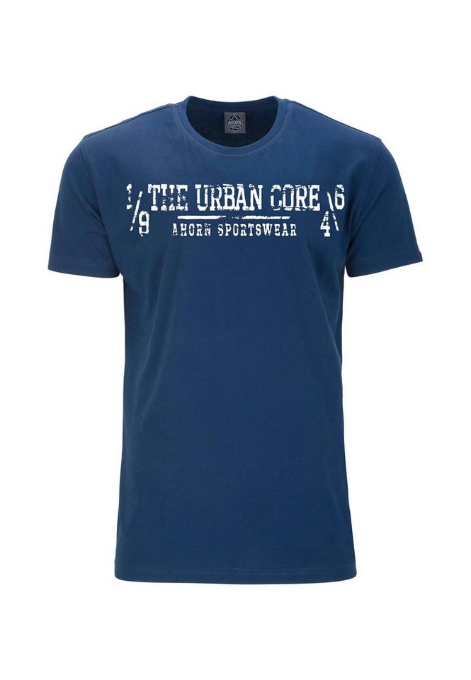 AHORN SPORTSWEAR T-Shirt URBAN CORE_WHITE Mit lässigem Print AHORN SPORTSWEAR T-Shirt URBAN CORE_WHITE Mit lässigem Print von AHORN SPORTSWEAR