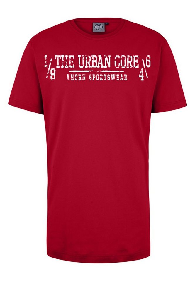 AHORN SPORTSWEAR T-Shirt URBAN CORE_WHITE Mit lässigem Print AHORN SPORTSWEAR T-Shirt URBAN CORE_WHITE Mit lässigem Print von AHORN SPORTSWEAR